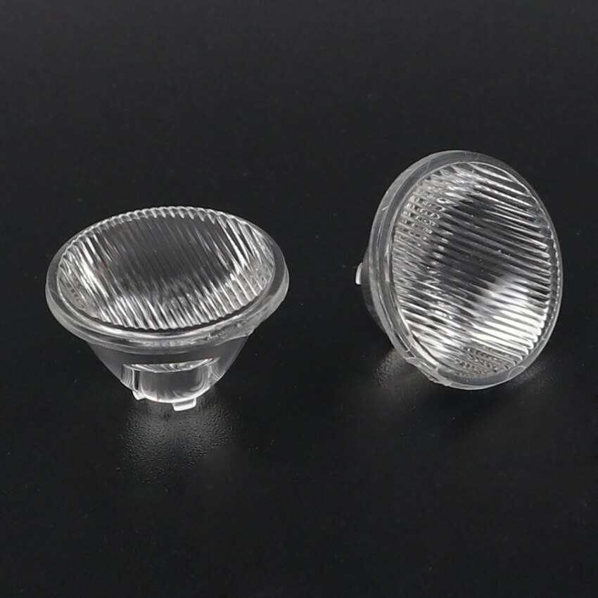 Lente LED T5/T6/U2/U3, 20mm de diámetro, 15,20,30x60 grados, 5050, XML, XML2, 2 unidades