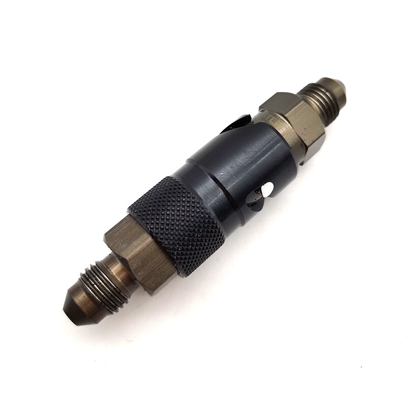 3 AN Quick Release Dry Brake Line Coupling Fitting Adapter Black Aluminum CNC