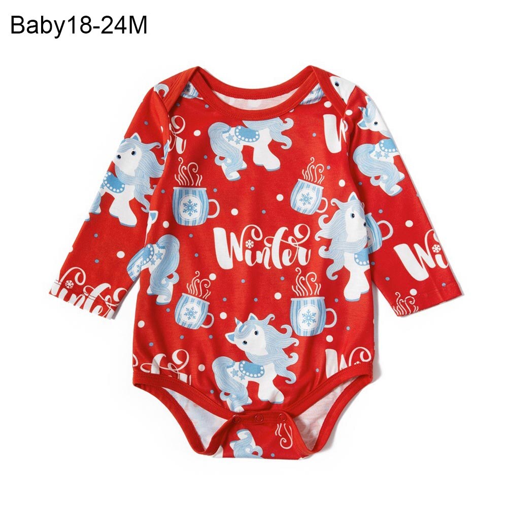 Christmas Matching Pajamas Clothes Set Family Sleepwear Adults Children Mother Daddy Baby Girl Boy Family Christmas Pajamas Set: Silver