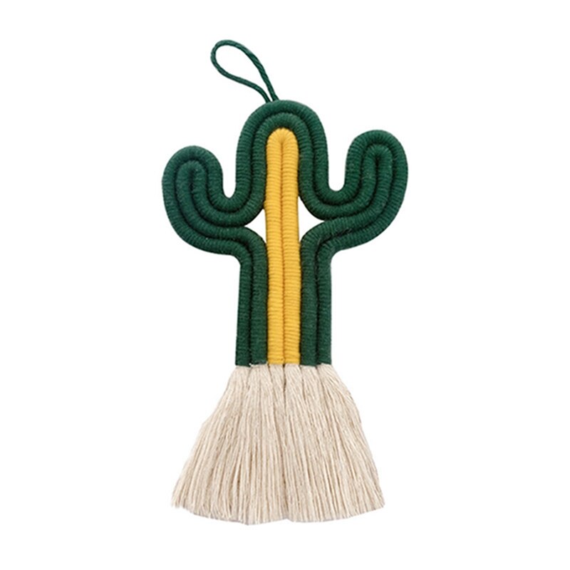 INS Handgemachte Kindergarten Decor Macrame Hängen Wand Dekor Kaktus Ornamente Kinder Bett Room Decor Baby Baby Foto Requisiten Home Decor: S1