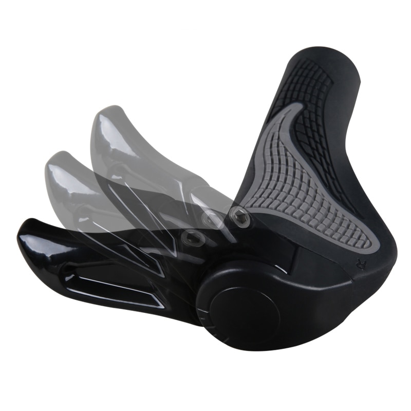 1 pari ergonomiset polkupyörän kahvat maantie maastopyörän kahvat kahvat lukko luistamattomassa kumissa mtb ohjaustanko kahvat tangon päätykahva