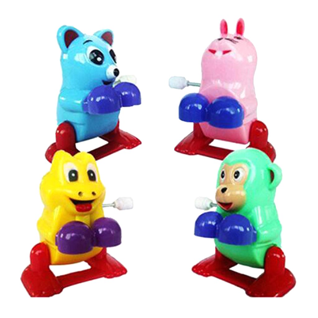 Wind-UP Plastic Back Flip Animal Mechanical Clockwork Windup Toy Collectible