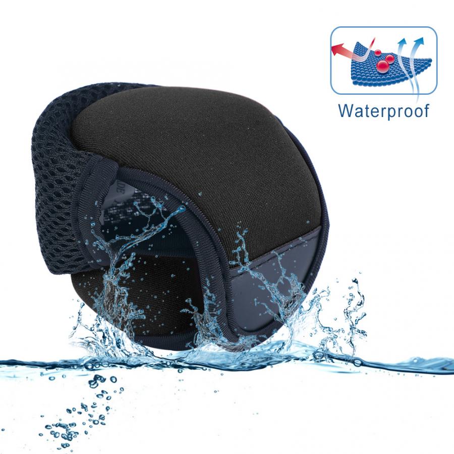 Custodia protettiva impermeabile traspirante per mulinello da pesca custodia protettiva Baitcasting/tamburo/Filatura/zattera borsa per mulinello custodia protettiva per ruota di pesce