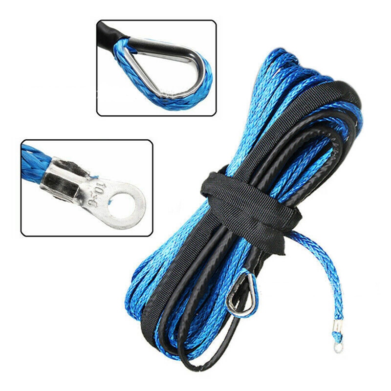 Sleepkabel Knoop touw zachte sluiting gesp lier slepen haak off-road string lijn kabel met huls synthetische slepen auto wassen onderhoudsreeks (Color Name : 8