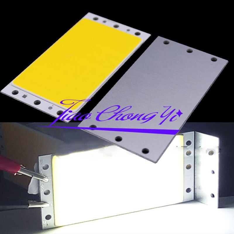 1X15 W 94X50 MM 9450 Wit COB LED Panel Strip Verlichting DC12-24V Voor DIY auto lampen