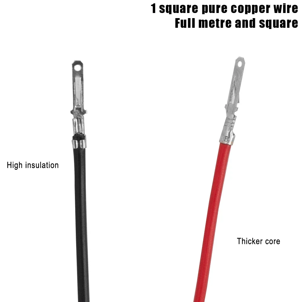 Battery Charging 3 Pin Prong Inline Connector Head Round Three-hole Charging Port Jack Socket Electric Scooter Charger Connector