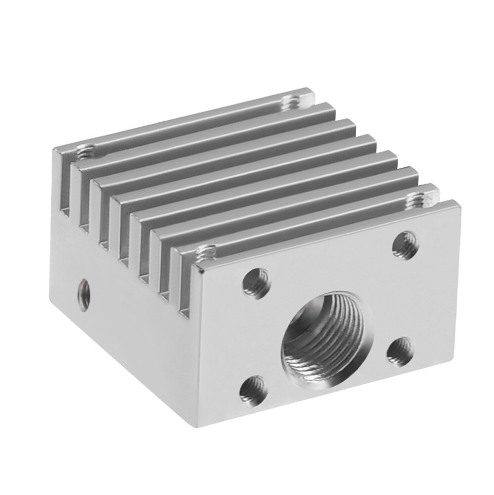 Radiador de aleación de aluminio de alta distancia para impresora 3D, piezas de impresora 3D de extrusión de un solo/doble cabezal, 1,75mm, extremo: Single spray