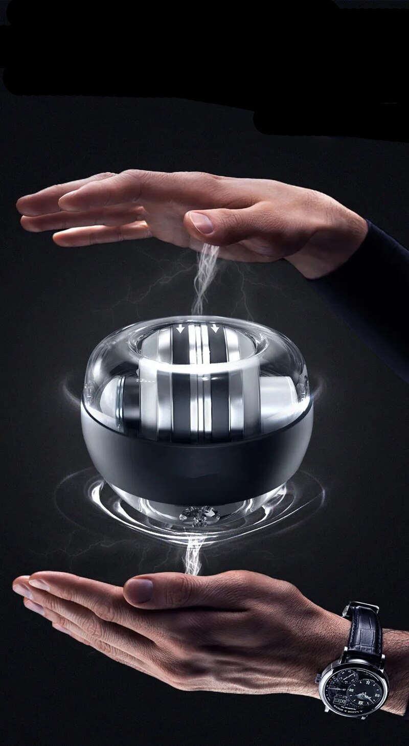 Muscle Relax Wrist Ball Hand Relax Wrist Ball Gyroscope Ball Gyro Arm Exerciser Strengthener Fitness Equipments gym