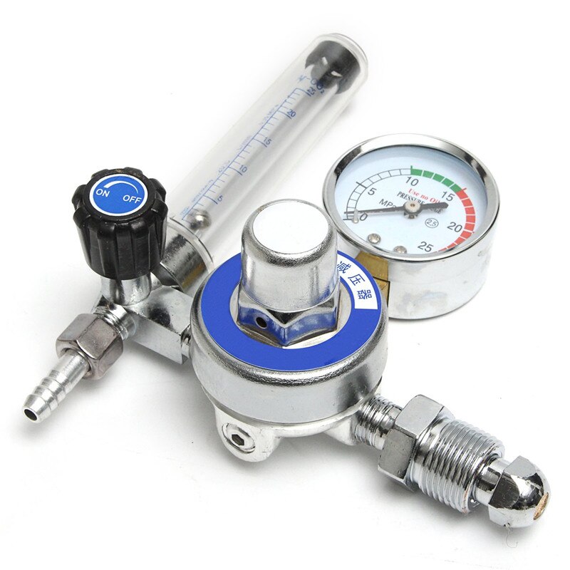 Ar reducer tryk gas flowmåler 15 mpa argon  co2 tryk gas flow meter regulator svejsemåler