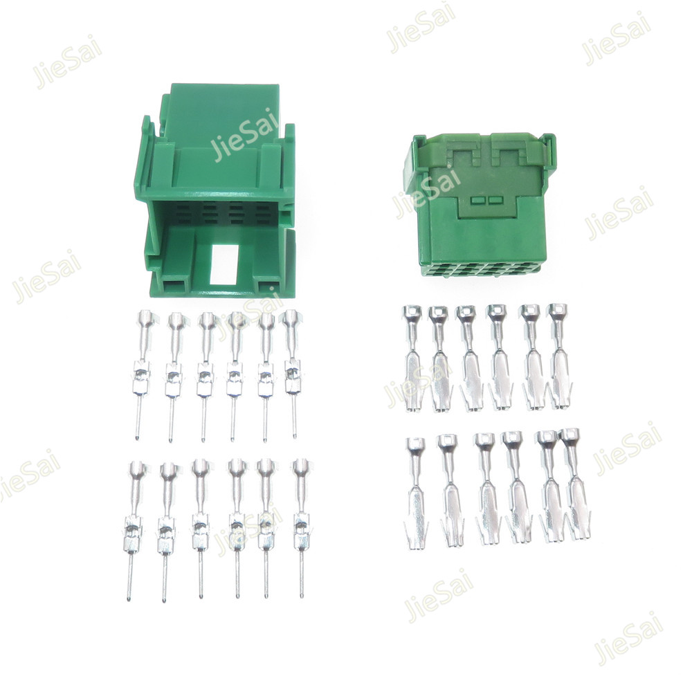 12 Pin 1-967627 8-968972-1 Auto Car CD Player Plug Wire Socket Female Male Connector