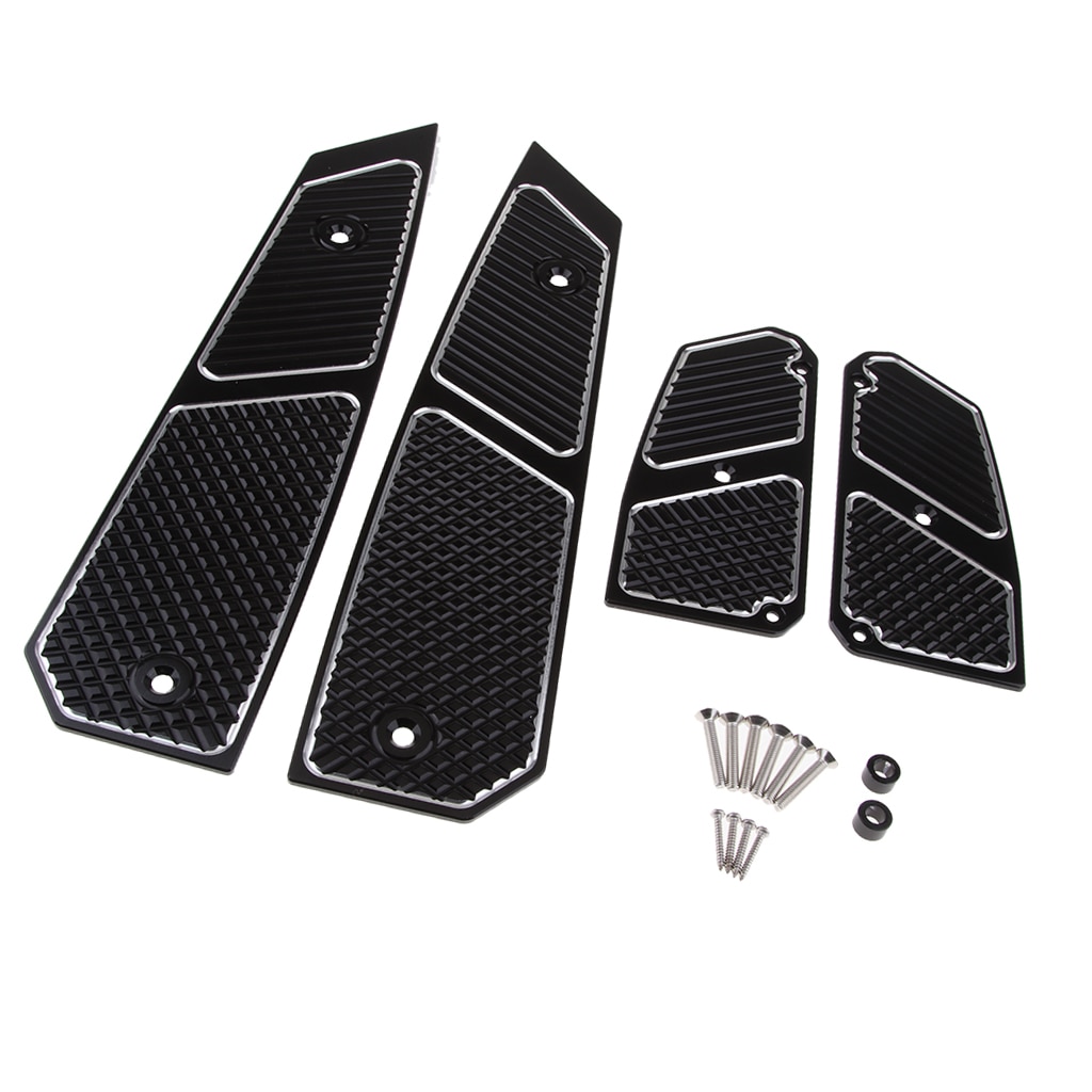 Repose-Pieds Moto Honda Forza 300/350 2023 - Aluminium CNC Rouge, Antidérapant