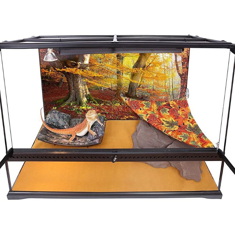 1Set Pet Canvas Triangle Hammock Sleeping Bed Play Toys Reptile Snake Lizard Climb Hanging House Cage
