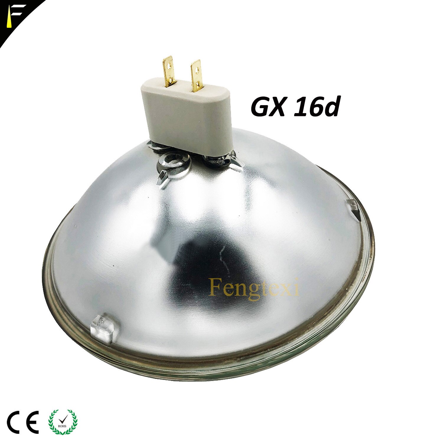 Lámpara Par64 de 3200k para estudio de cine, Reflector parabólico de 500w, CP60, CP61, CP62, Par de bombilla de 64 y 500W, GX16D, Burbuja sellada