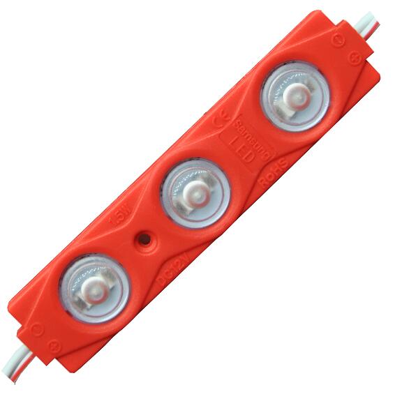 2835 3leds injection LED Module with lens 160 degree,1.2W constant current DC12V advertising light