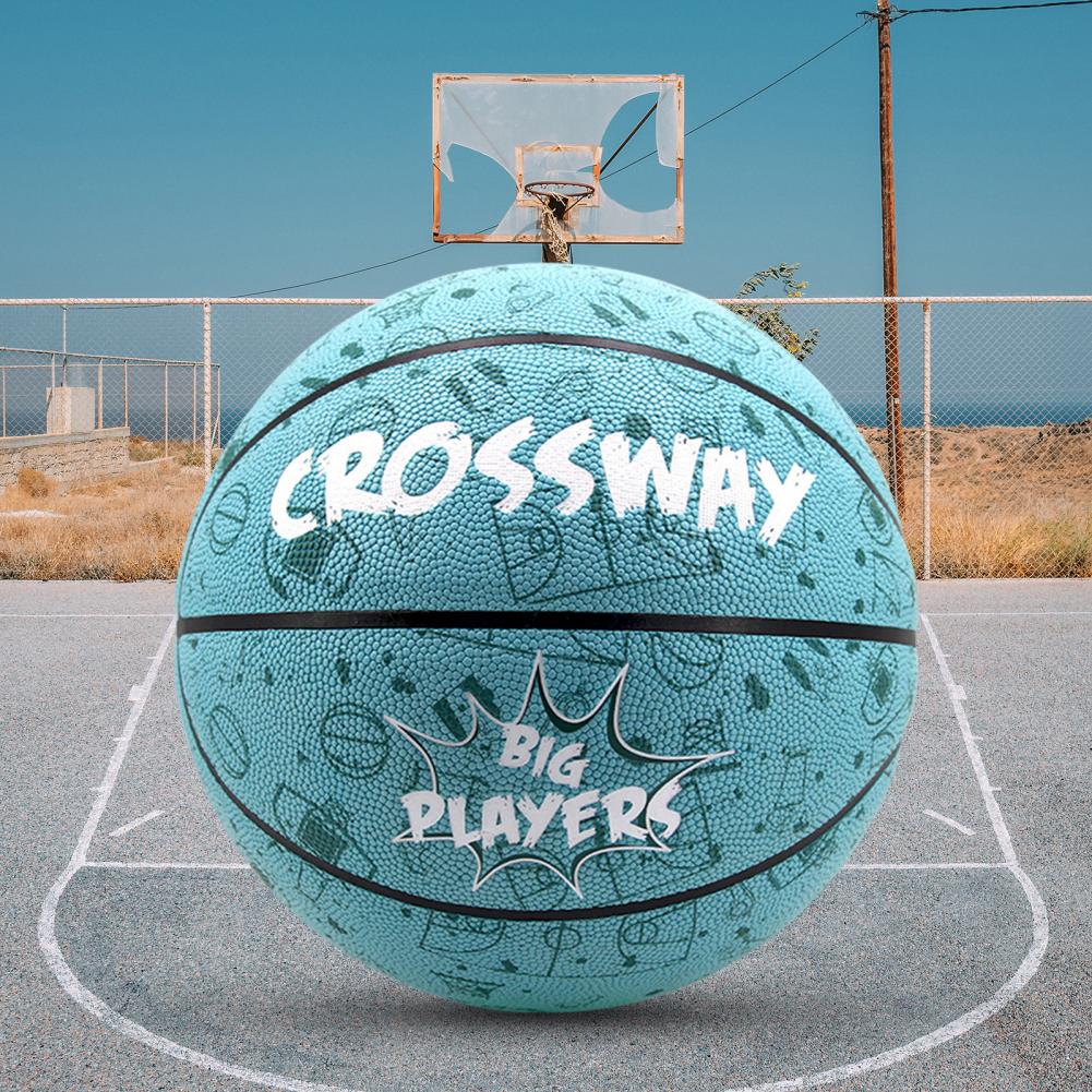 Basketball, hochwertig verarbeitet, 4 farben, outdoor-basketball mit kunstdruck, trainingsbasketball für mädchen, größe 5