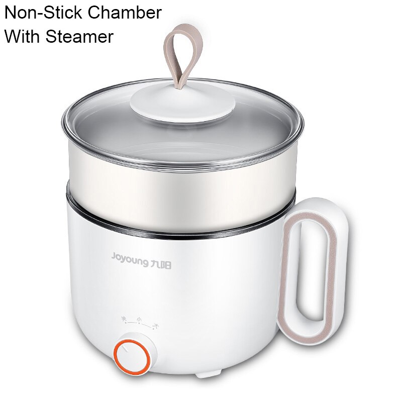 Joyoung 1-3 Persons Household Multi Functions Cooking Pot 220V Electric Cooker Desktop Mini Pot Electric Skillet: Style 4 / UK