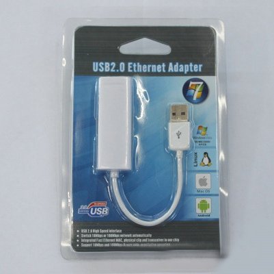 USB 2.0 Ethernet 10/100 RJ45 Network Lan Adapter Card Support WIN7 plug and play