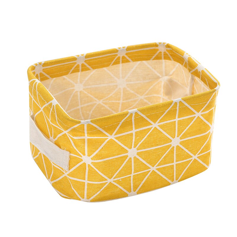 Desktop Opbergdoos Leuke Afdrukken Waterdichte Organizer Katoen Linnen Sundriesopslag Mand Kabinet Organizer Opbergtas