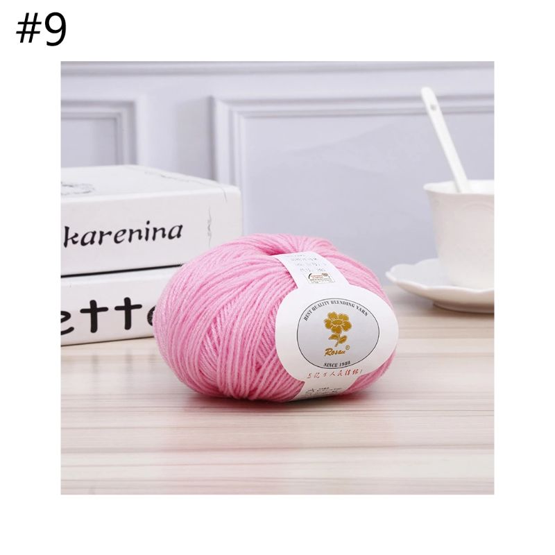 50g Soft Acrylic Fiber Thread Cashmere Wool Yarn DIY Handmade Knitting Crochet H7ED