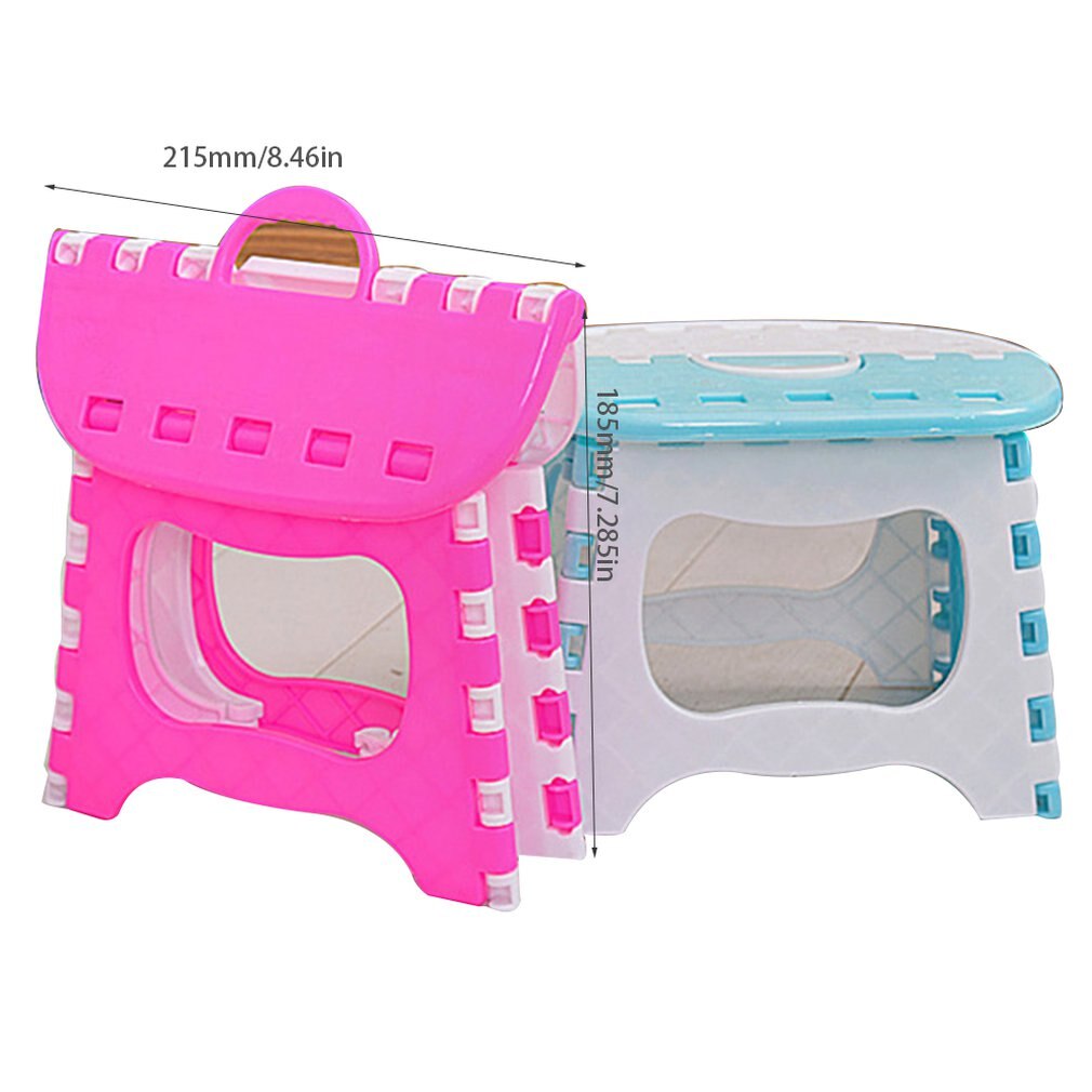 Portable Folding Stool Children Stool Plastic Outdoor Chair Bench for Fishing Camping Hiking Beach Picnic BBQ