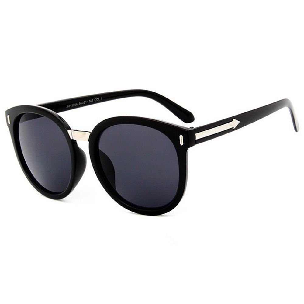 Boolavard Cateye Sonnenbrille für Damen, klassisch, Vintage, hohe Spitze, geflügeltes Retro-Design, Katzenauge, Schwarz mit weißen Punkten, One size