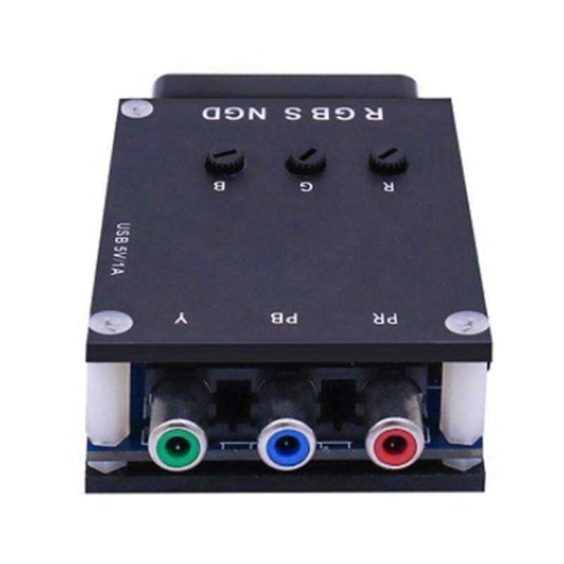 RGBS péritel à YPBPR convertisseur de transcodeur de composants rétro Console de jeu, RGBS à composant de différence de couleur