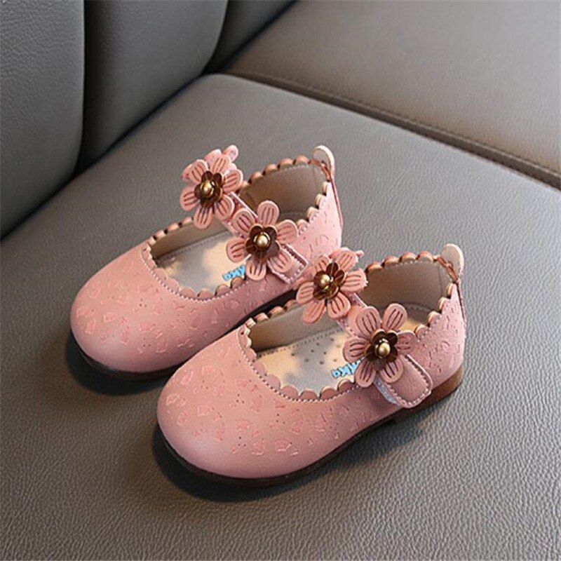 Leuke Mode Meisjes Kinderen Leren Enkele Schoenen Voor Peuters Kids Prinses Schoenen Voor Kinderen Platte Zachte Party Dansen Schoenen
