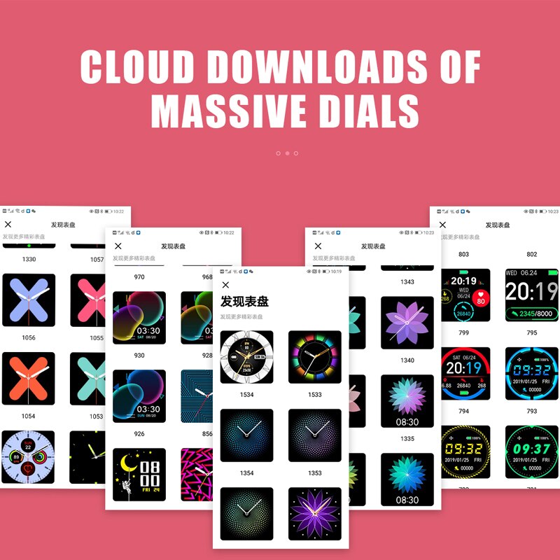 Dames Smart Horloge IP68 Waterdichte Fitness Tracker Hartslagmeter Full Screen Smart Horloge Voor Xiaomi Android Ios