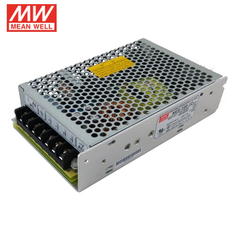MEAN WELL NES-100 100W Switching Power Supply 110/220VAC 7.5V 9V 12V 15V 24V DC 100W Meanwell Power Unit Transformer NES Series
