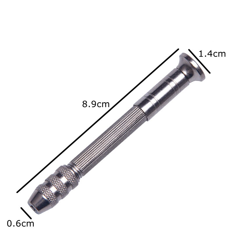 Metal Hand Drill Jewelry Tool Equipments UV Resin Silicone Mold Wood Working Tools and 0.8mm-3.0mm High Speed Steel Drill Screw: Rhodium Hand Drill