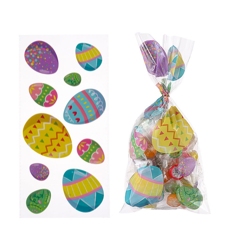 Jaar Woondecoratie Paaseieren Konijn Biscuit Zakken Pasen Snoep Zakken Gelukkig Pasen Snoep Behandelt Zak: 1