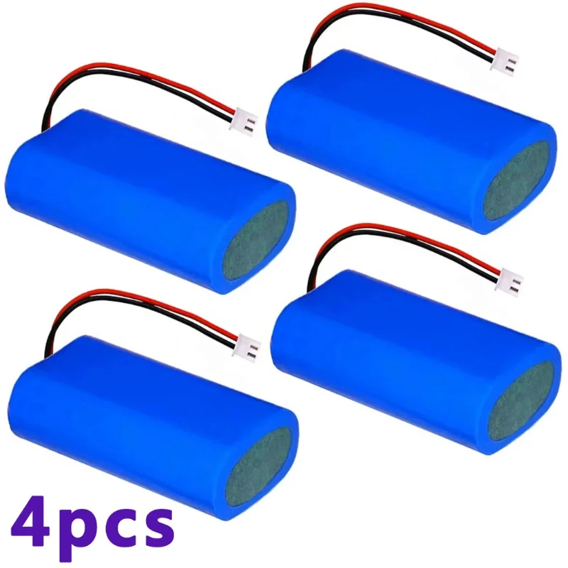 7.4V 3500mAh akumulator litowy wielokrotnego ładowania do głośnika megafonowego Bluetooth Power Bank akcesoria części do zabawek zdalnie sterowanych 2S 18650 bateria: Czerwony