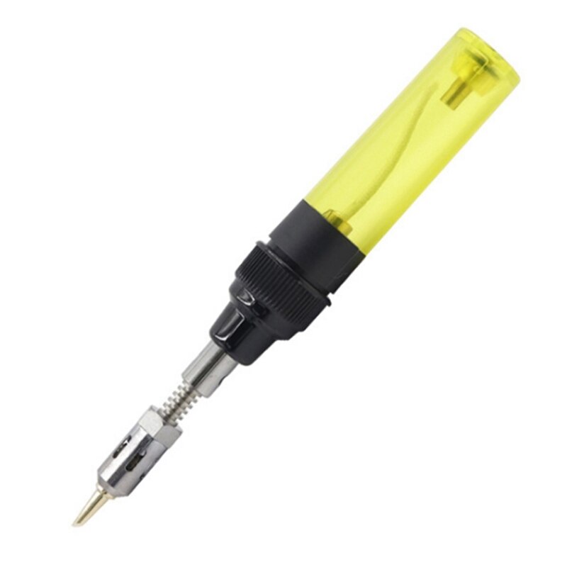 Butangassvetsning lödjärn svetspenna gas trådlöst spetsverktyg: Gul