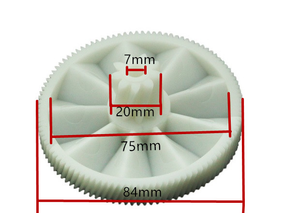 2 kpl lihamyllyn osat muovivaihde 7000898 sovi braun power plus  g1500 g1300, g1100, g3000, kgz 4,  kgz 3