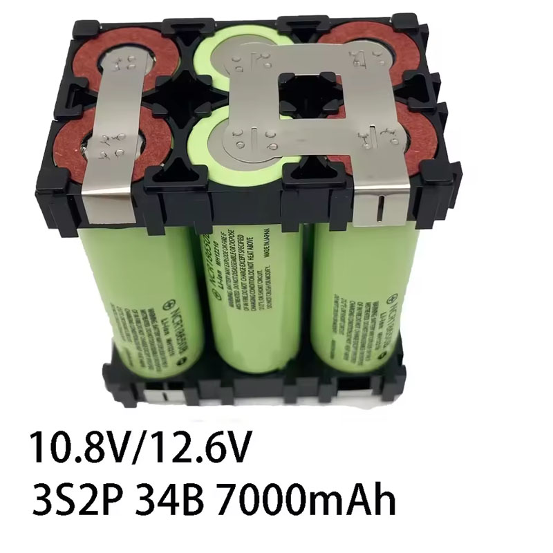 2S1P 3S2P 4S1P~5S2P 6S2P 18650-35E battery pack custom 18650-34B battery welding 3500mAh / 7000mah battery pack 7.4V to 25.2v: GRAY