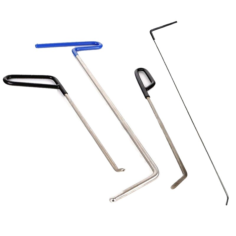 SHGO outils de tiges chaudes Kit de réparation de grêle extracteur de débosselage sans peinture ensembles de portes de voiture outils à main de réparation (4 pièces): Default Title