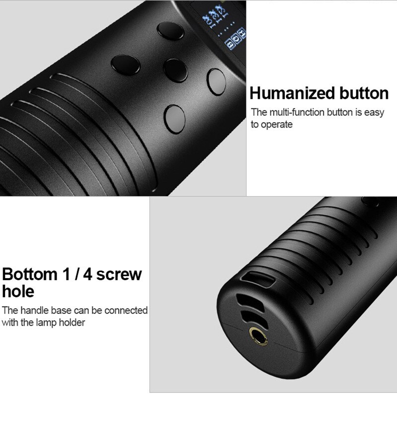 H1 Vullen Licht Stok Rgb 7 Kleur Handheld Draagbare Verblinden Kleur Fotografie Vullen Lichten Self Shot Live Verlichting Stick Supply bar