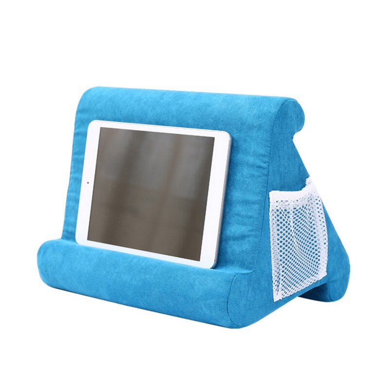 Soporte para portátil, almohada para Tablet, Lapdesk de espuma, cojín de refrigeración multifunción para portátil, soporte para tableta, soporte para atril, cojín de descanso para Ipad: lake blue
