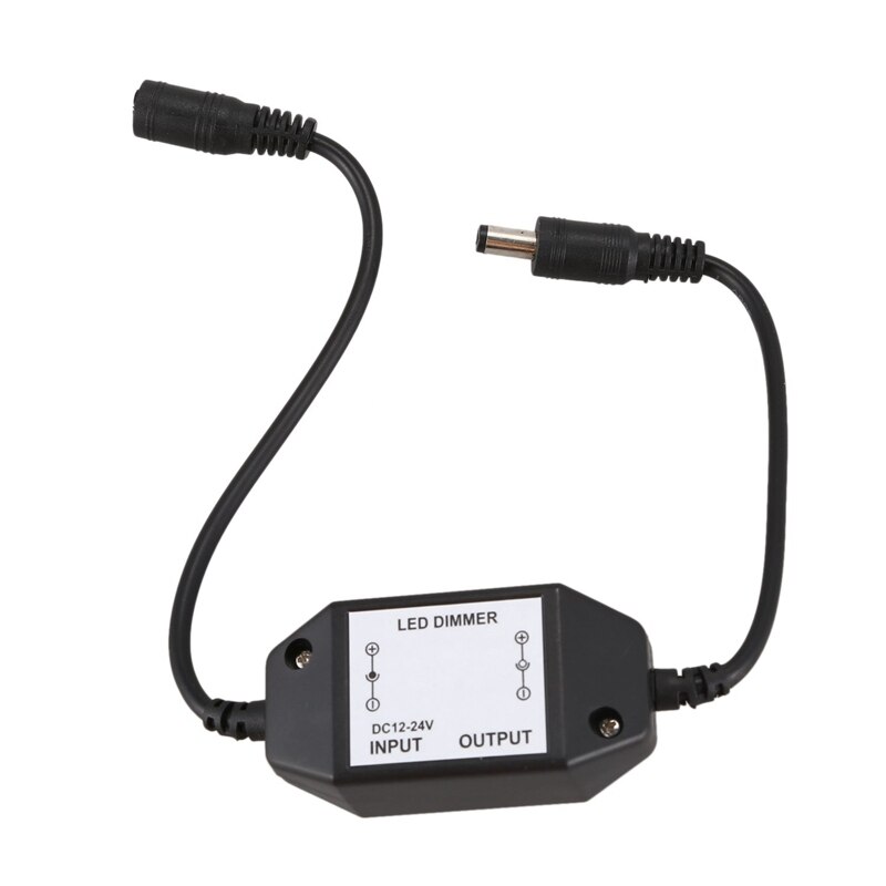 12V / 24V 6A LED Dimmer Controller Adjust brightness for easy Color Clear