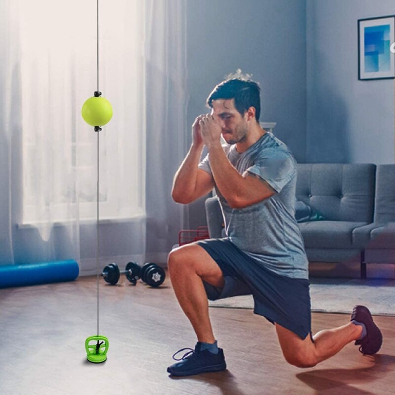 Punzón rápido de boxeo para interior, bolsa de perforación, ventosa, Bola de velocidad de boxeo suspendida, entrenamiento de Fitness