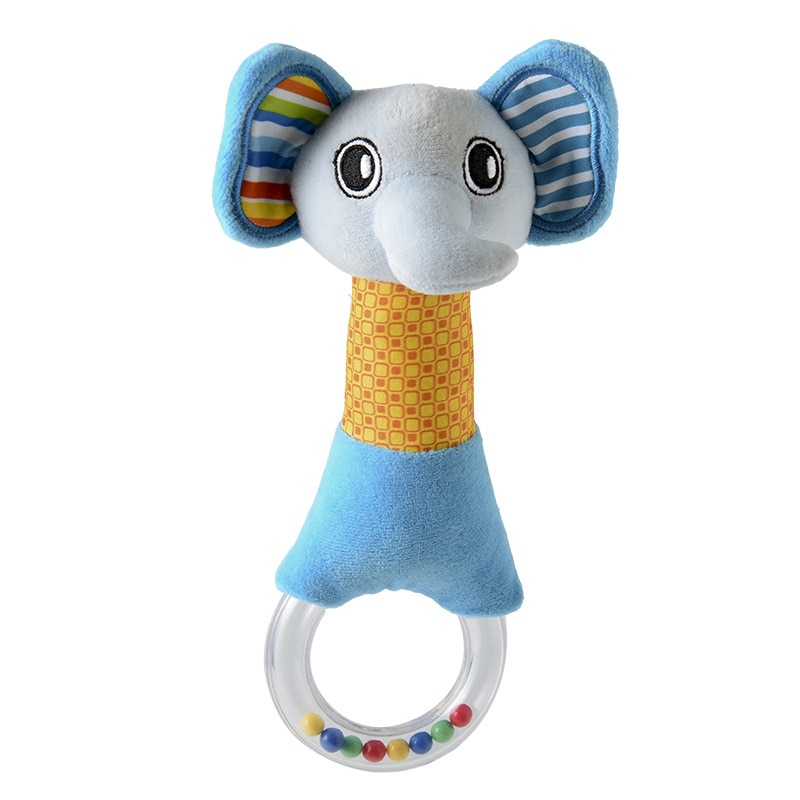 Baby Speelgoed Wieg Draait Rond Het Bed Wandelwagen Opknoping Rammelaars Leuke Mobiele Baby Speelgoed Muzikale Soft Wandelwagen Speelgoed Pop: Elephant 02