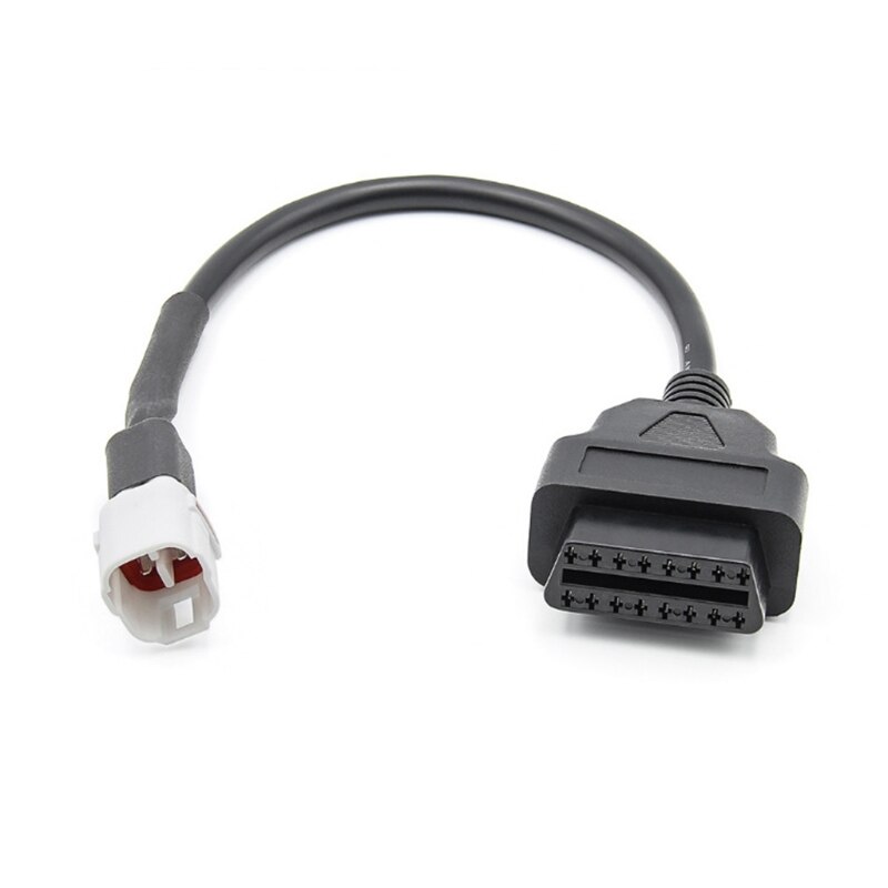 OBD2 Kabel Connector Scanner Compatibel Met Yamaha-Motorfiets 4 Pin Volledige Diagnostische Adapter Connector Kabel Scan Tool