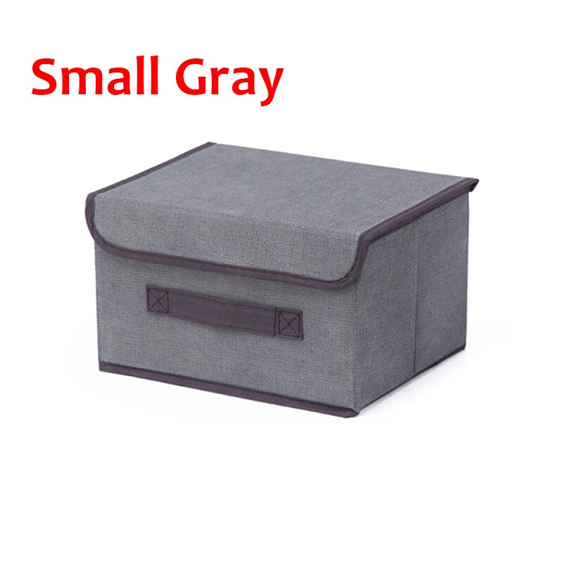 Storage Boxes with Lids No Smell Polyester Fabric Clear Storage Baskets Containers Bins With Double Cover Organizer