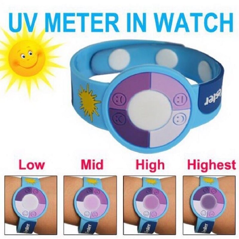 3 Stks/partij Pvc Armband Test Ultraviolet Intensiteit Horloge Test Solar Uv Tester Solar Monitor Tester Uv Zonnescherm Monitor Producten