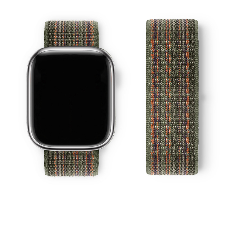Correa de nailon para Apple Watch Band Ultra 9 8 7 SE 6 5 3 38MM 42MM 40MM 44MM accesorio para reloj inteligente pulsera iWatch serie 45MM 41MM