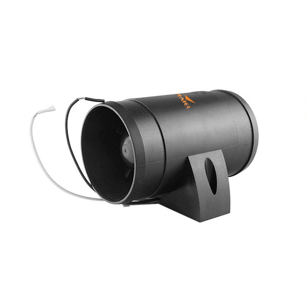 3 inch InLine Air Blower Ventilation Fan 12V Corrosion Resistant ABS Marine Boat Bilge Engine Galley Marine Silent: Black