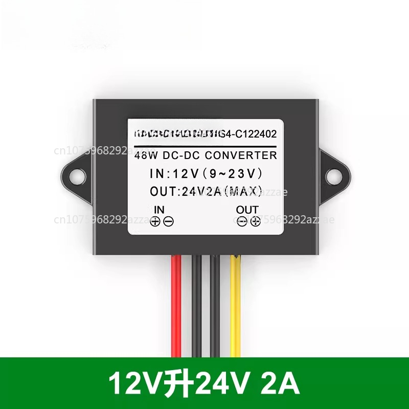 12v to 24v omformer , dc 12v to 24v strømforsyningsforsterkermodul 12v to 24v: Blå