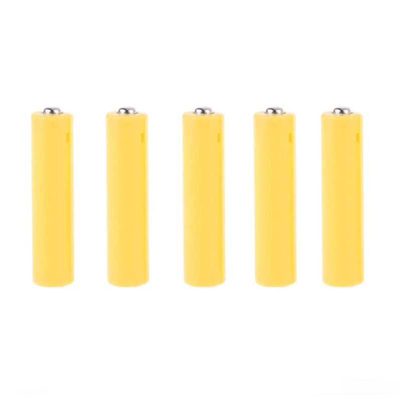 5Pcs LR06 Aa LR03 Aaa Dummy Nep Batterij Setup Shell Placeholder Cilinder Dirigent Dummy Cellen: AAA