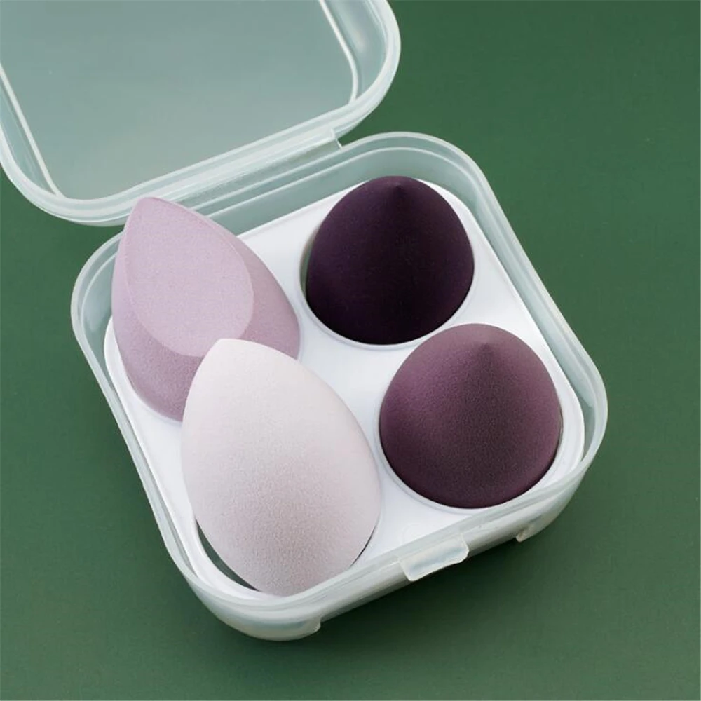 Esponja de maquillaje para mujer, licuadora, huevo de belleza, esponja cosmética, esponjas suaves para base en polvo, accesorios de maquillaje, herramientas de belleza, 4/8 Uds.