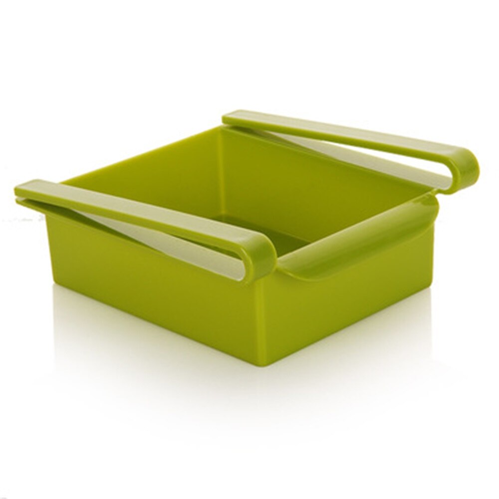 Acessórios de cozinha geladeira organizador freezer prateleira titular rack cozinha ferramentas armazenamento casa gadgets cocina accesorios: Green-type B